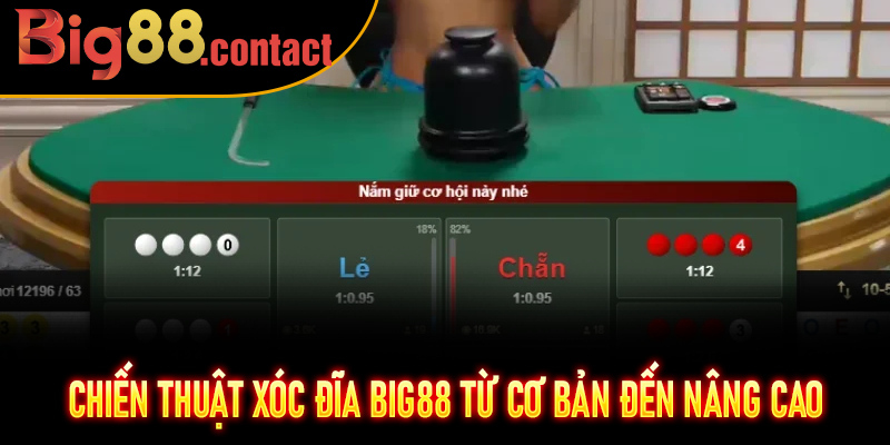 Chiến thuật Xóc Đĩa Big88 từ cơ bản đến nâng cao